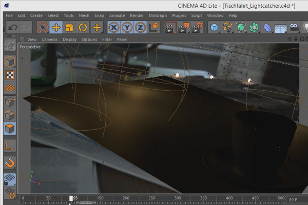 After Effects'te 3D projeler: C4D Lite'ta ışık yansımaları - Rekonstrüksiyon