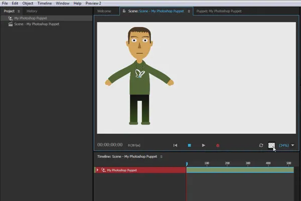 Neues in der Creative Cloud: After Effects CC 2015 (Juni 2015) – Character Animator – Charakter erstellen