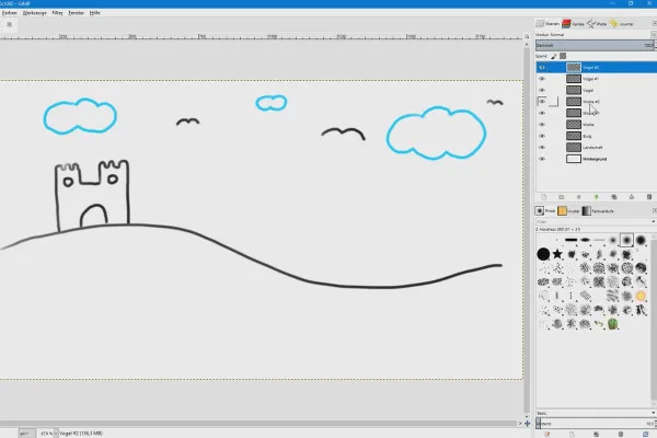 Spracovanie obrázkov s programom GIMP: tutoriál pre začiatočníkov - 17 Čo sú vrstvy?
