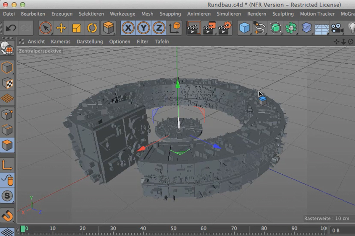 Cinema 4D kohtaa Photoshopin: I - 2.09. Translate the word "Antennen" into Finnish.