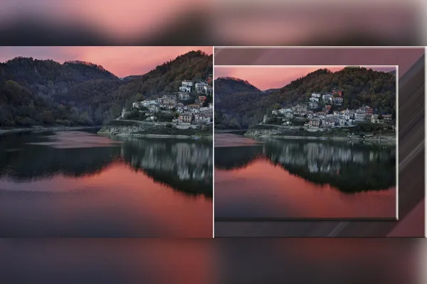 Photoshopi tegevus: tausta ja raamide loomine fotodest