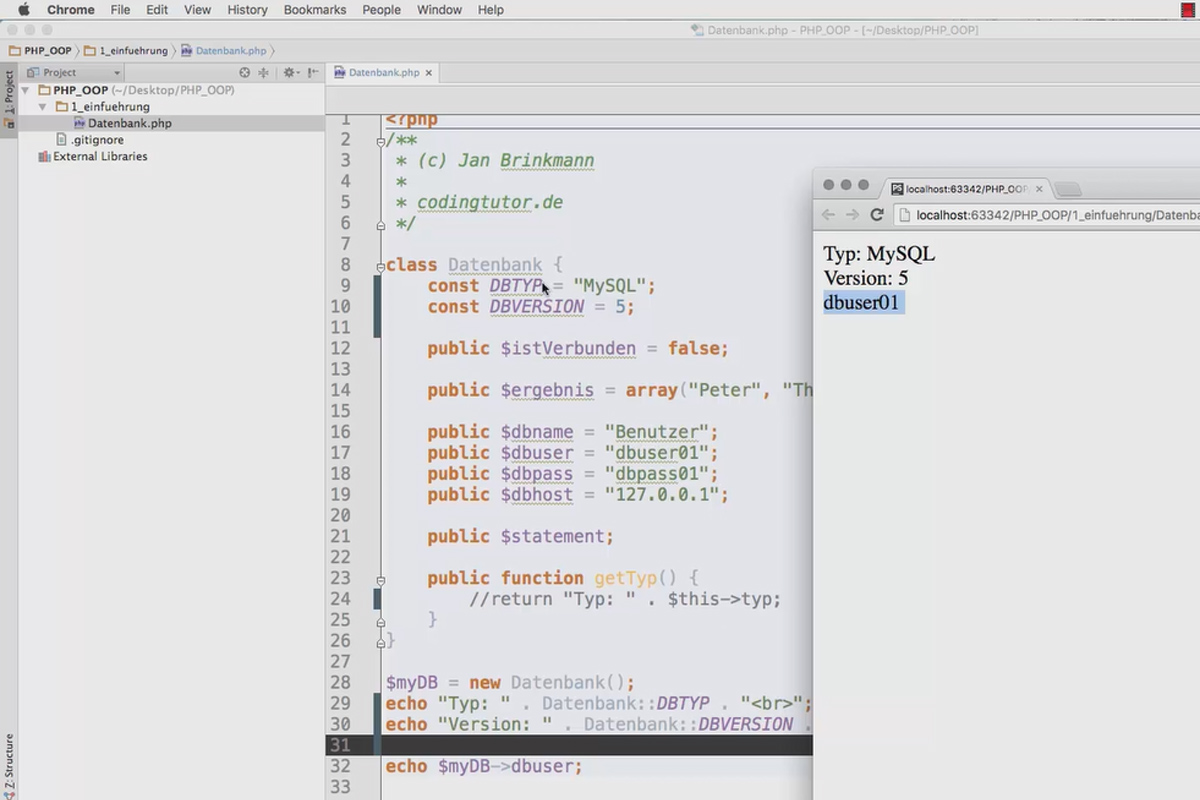 Programación web orientada a objetos con PHP - 3.04 Constantes