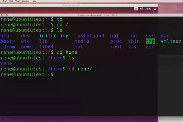Linux untuk Pemula - 5.4 Mengubah direktori dengan menggunakan cd