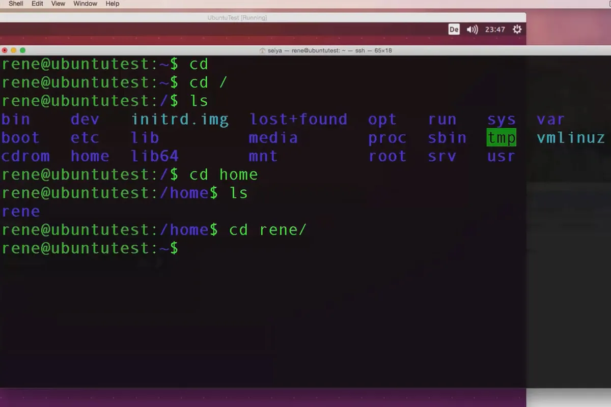 Linux untuk Pemula - 5.4 Mengubah direktori dengan menggunakan cd
