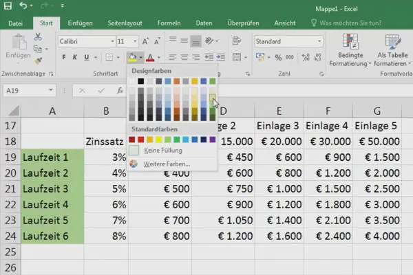 Excel-Grundlagen – Einführung für Anfänger: 18 Arbeiten mit relativen und absoluten Zellbezügen