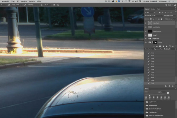 Tutorial de Photoshop 3D "Despegue": 18 | Acabado