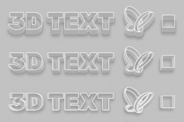 Photoshop – 3D-effekter for tekst og grafikk: 3D-konturer.