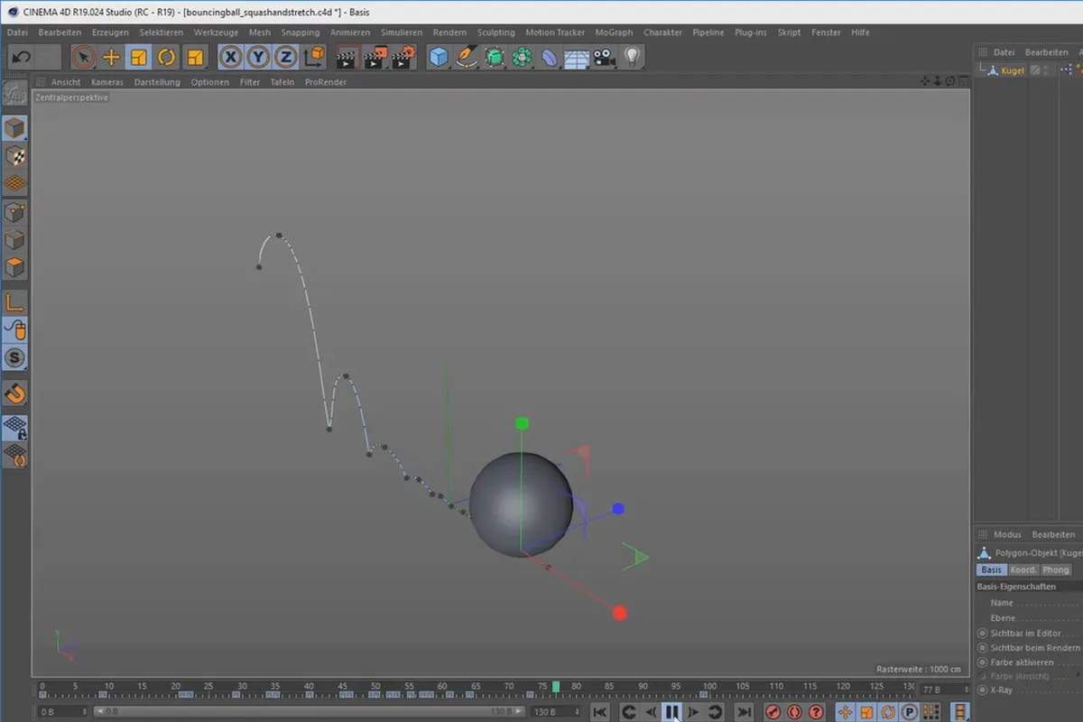 3D-Animation erstellen in Cinema 4D: 3.10 Baking und Export