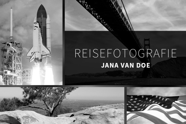 Customizable Facebook Cover Photo Template - Template 17 - Photographer, Collages