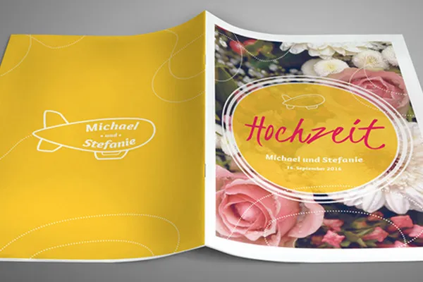 Mockup Photoshop untuk depan dan belakang buku A4 - Varian 2