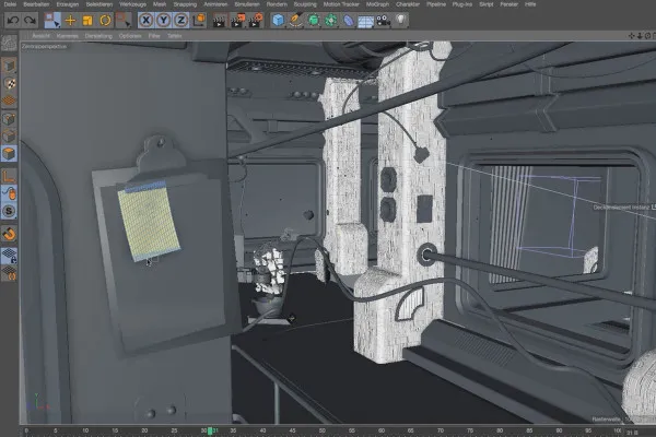 Cinema 4D 실무 - 우주 정거장 모델링 및 조명: 18개의 표준 재질
