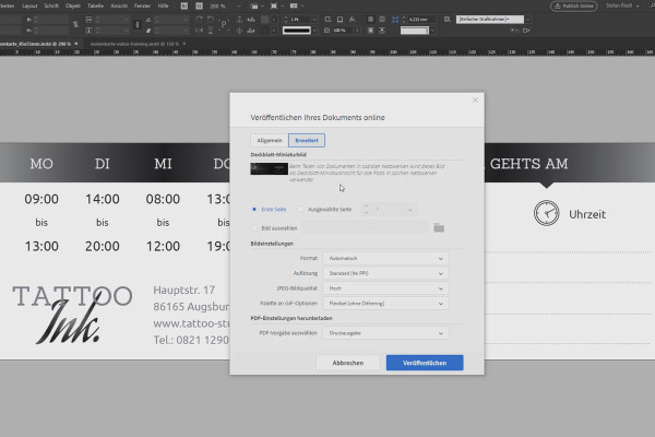 Apprendre InDesign - Tutoriel pour débutants : 2.11 Publier en ligne