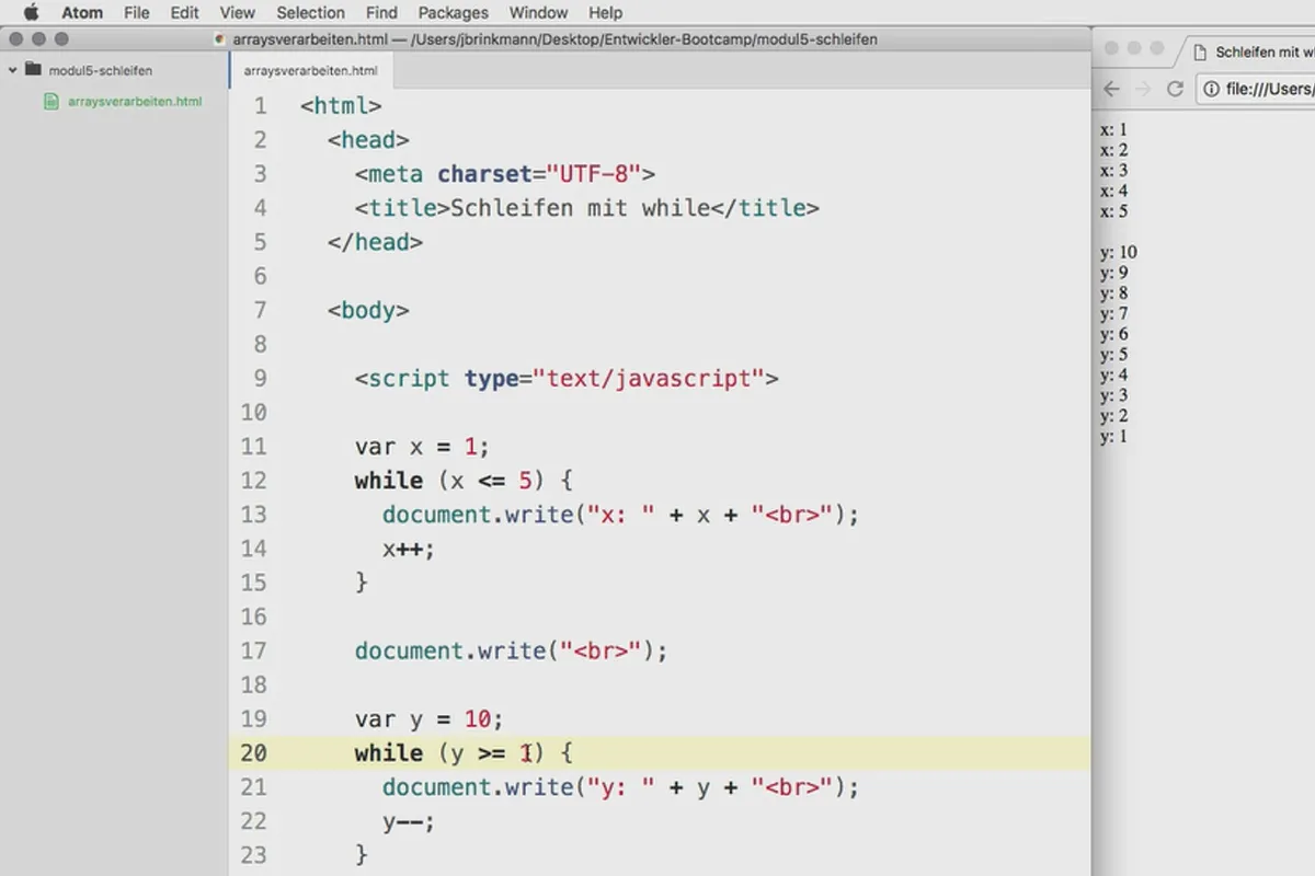 Programmazione software per principianti: 5.1 Cicli con while