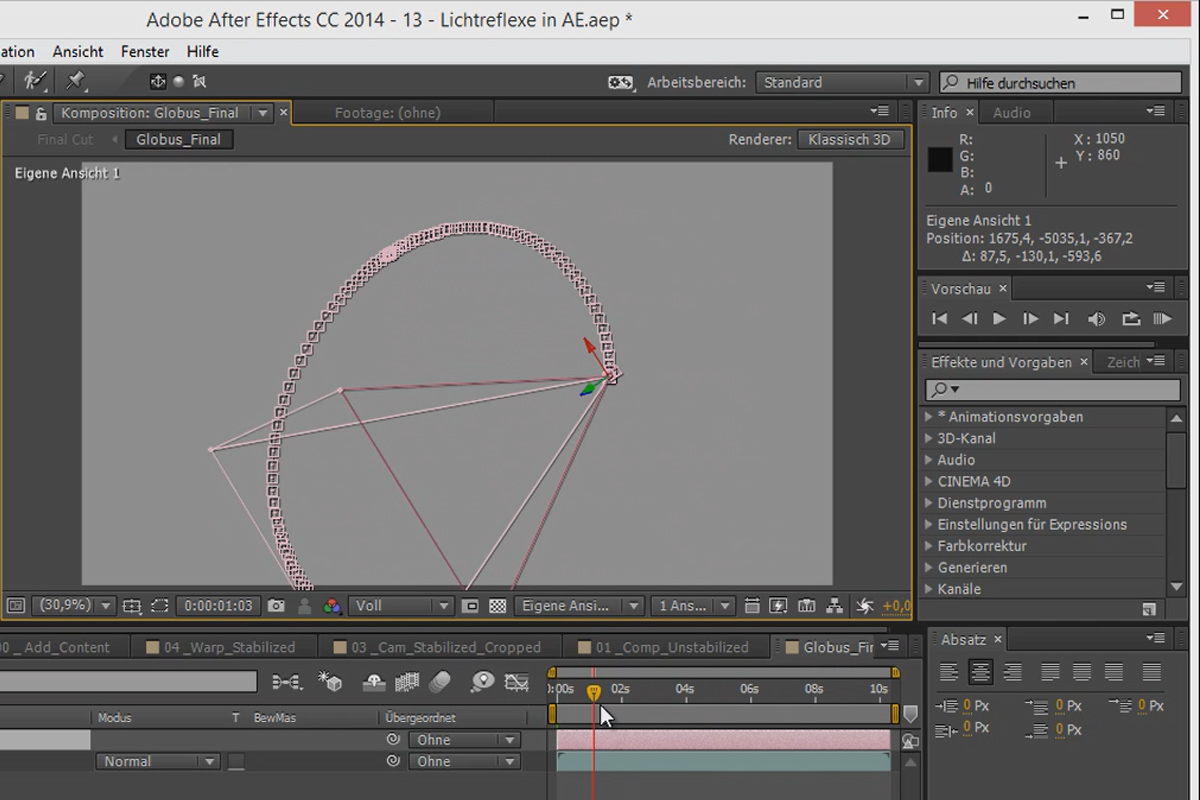 3D-projekt i After Effects: 3D-spårning på ett annorlunda sätt.