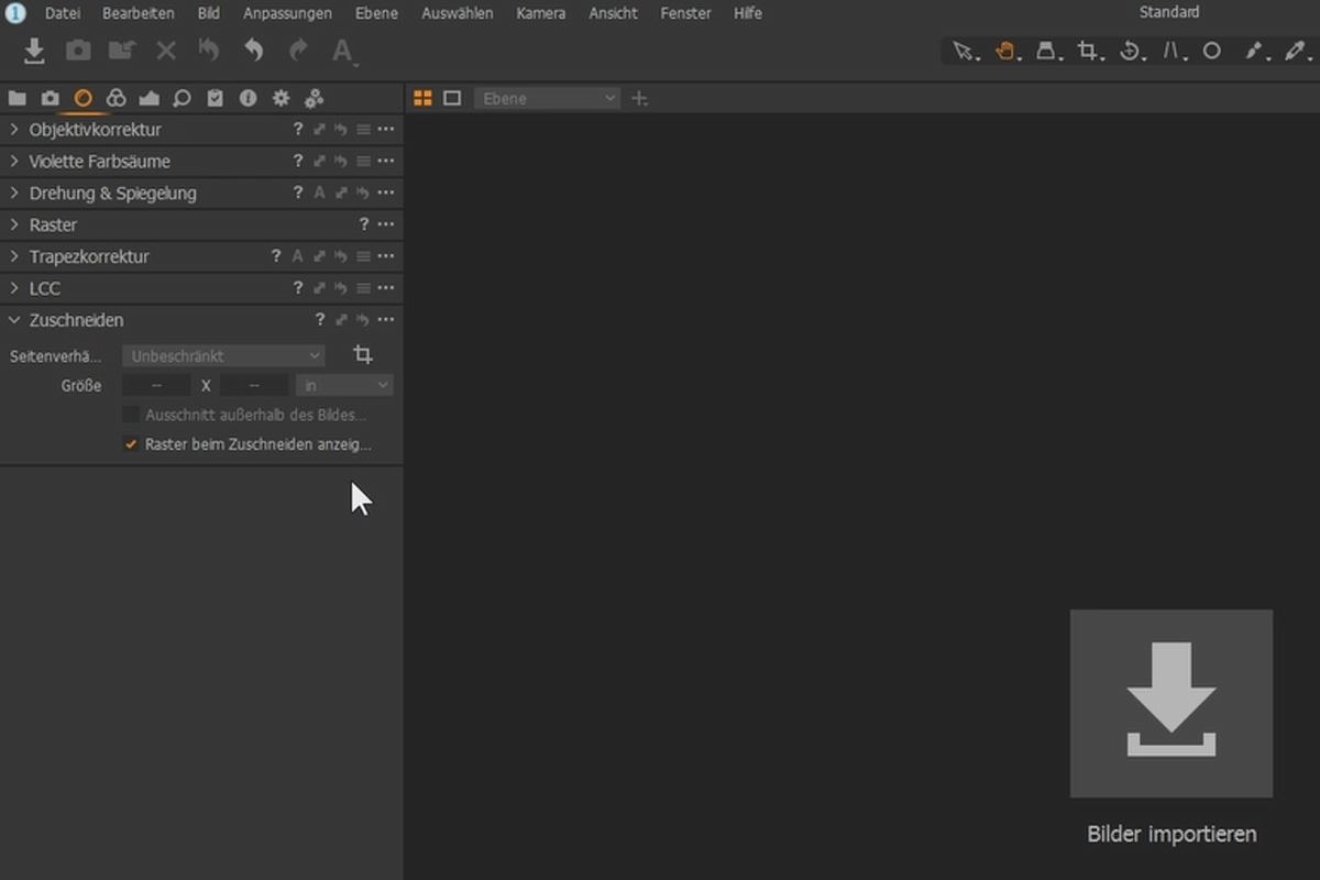 Capture One Pro-tutorial: 1.1 | Gebruikersinterface