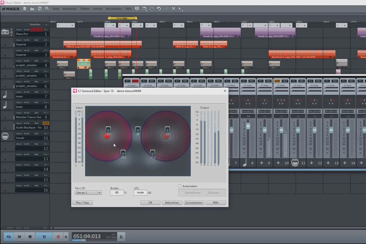 Eigene Musik erstellen mit Magix Music Maker: 18 | Mastering, Soundeffekte und Surround-Sound