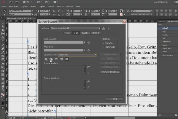 Великі проекти в Adobe InDesign - 3.06 - Відступ GREP.