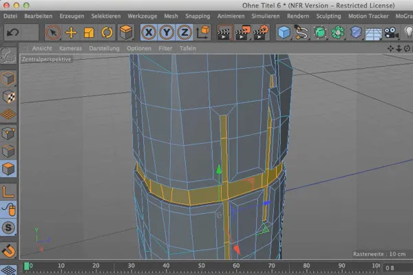 Cinema 4D meets Photoshop: I - 2.10. Tower - Vordergrund aus Landschaftsobjekt bauen