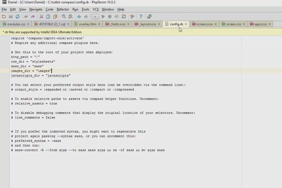 Modern CSS with Sass - 18 Compass in bullet action and a look at Susy