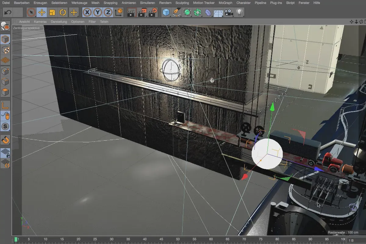 Cinema 4D – Lichtsetzung: 4.9 Trucklicht
