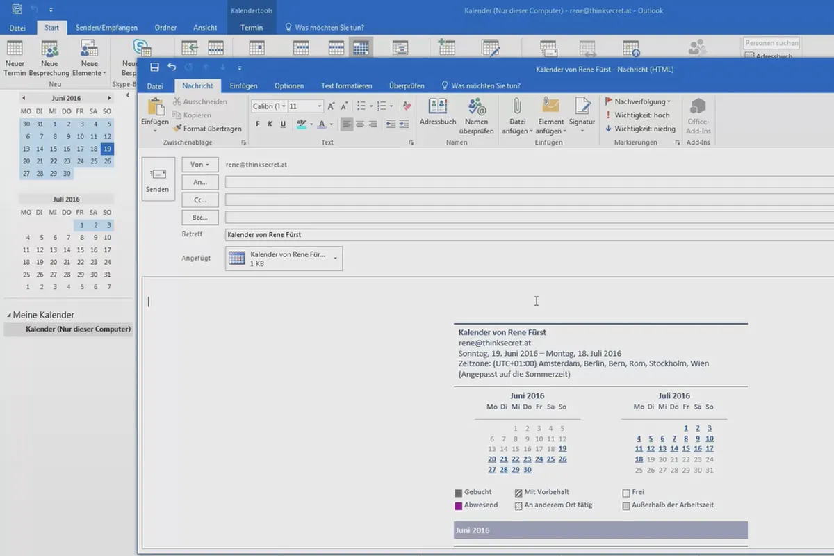 Mai bine în Outlook: Devino eroul biroului - 19 Partajarea unui calendar.