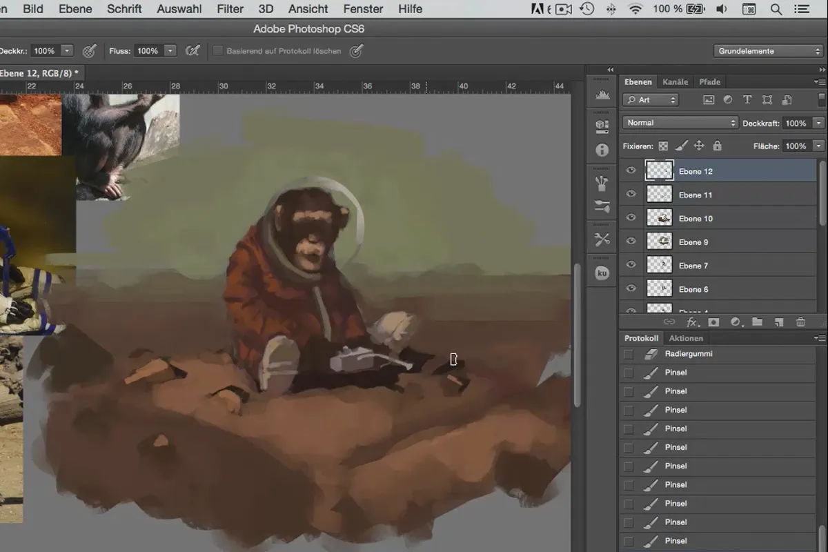 Малюнок персонажів у Photoshop - Модуль 4.6 Деталі та поверхня Марсу