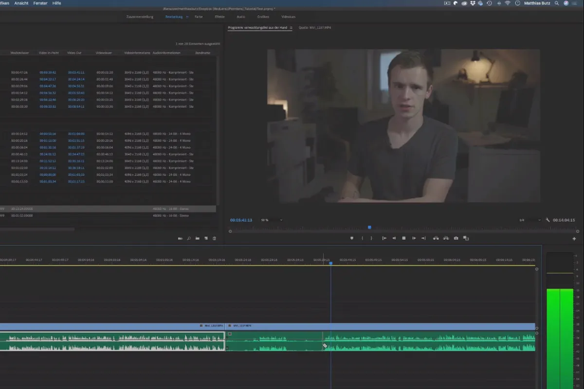 Premiere Pro CC-Tutorial: 3.10 | Sneller knippen