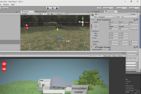 360°-Architektur-Views mit Unity und Cinema 4D