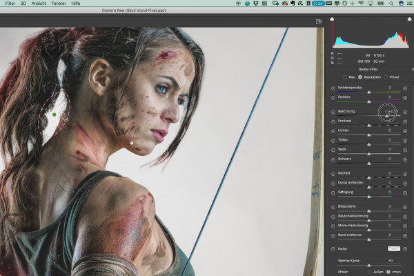 Create posters in the style of Tomb Raider - Photography and Photoshop tutorial: 19 Final touches