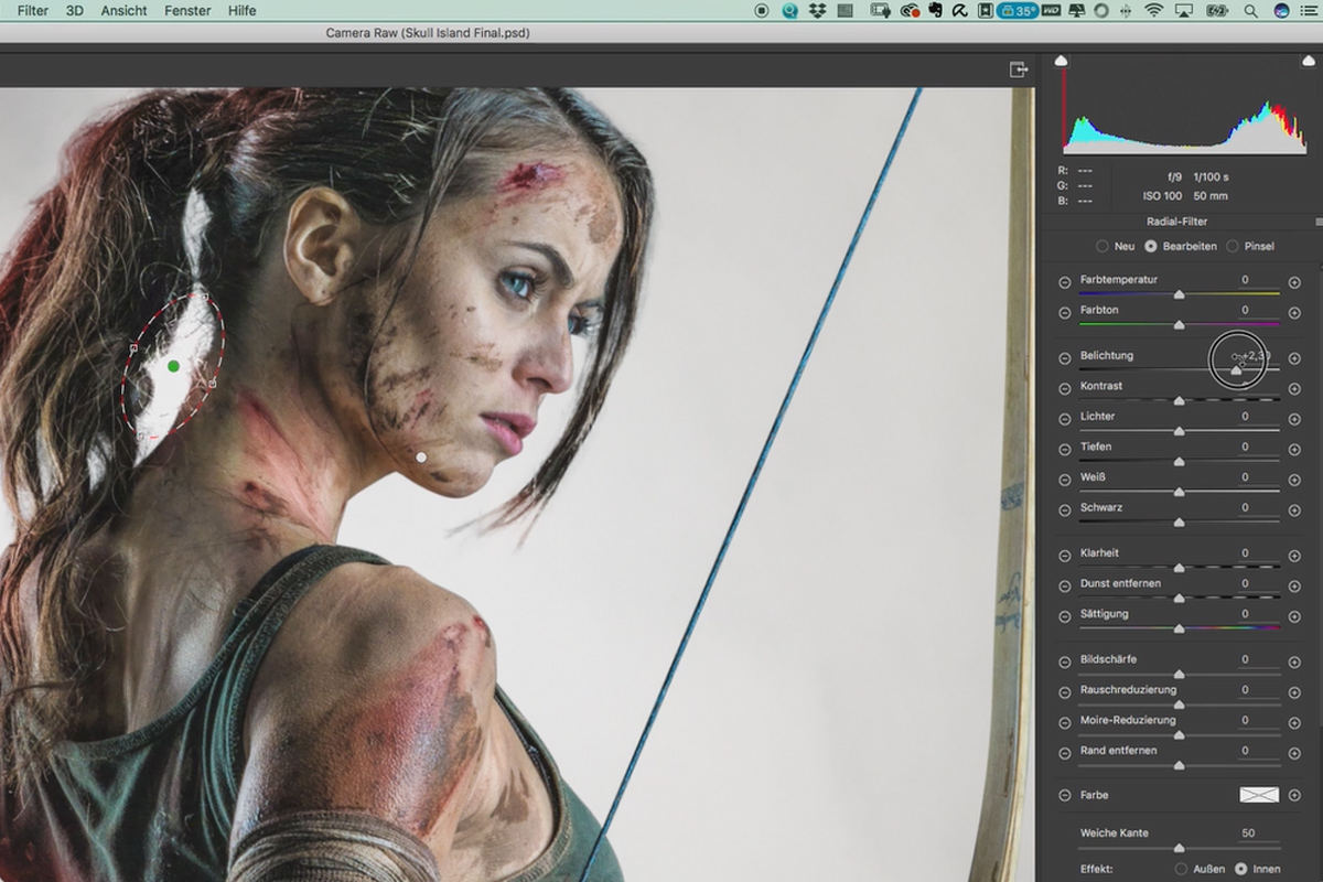 Crear carteles al estilo de Tomb Raider - Tutorial de fotografía y Photoshop: 19 retoques finales