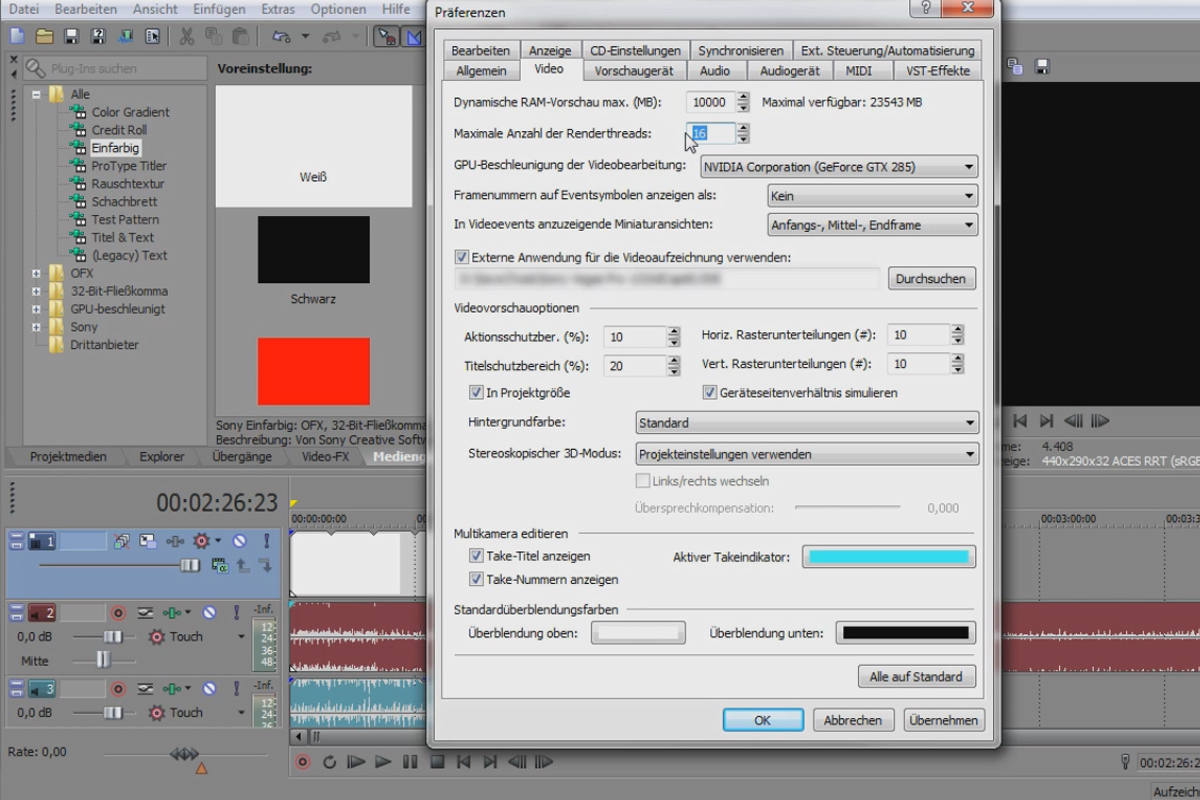 VEGAS Pro: Grunderna Del 1