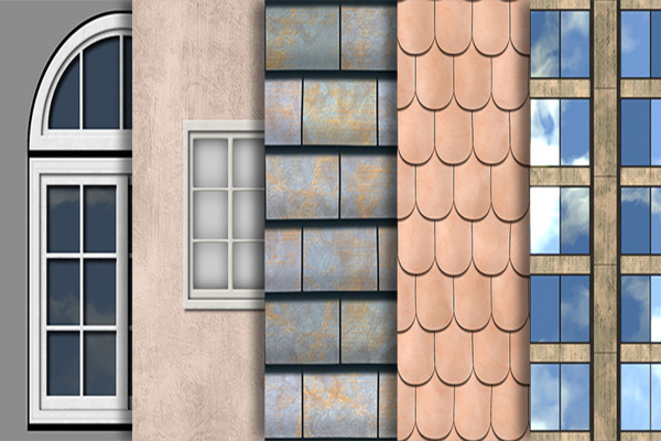 Pacchetto di texture - texture generate senza soluzione di continuità - Architettura
