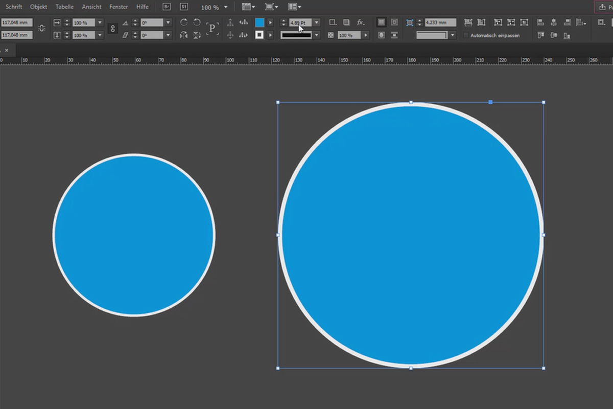 Nytt i Creative Cloud: InDesign CC 2014 (juni 2014) - Effekter skaleres