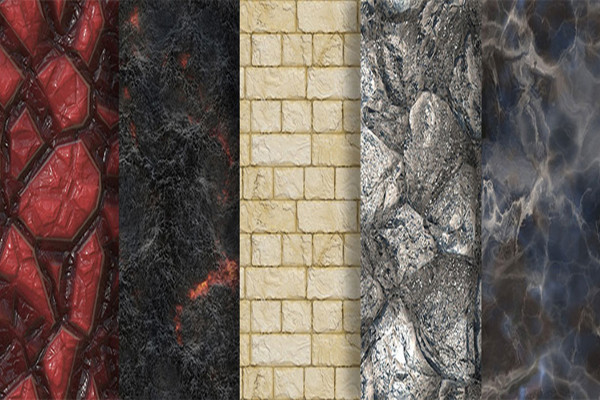 Texturas de piedra de alta resolución generadas en 4000x4000 píxeles