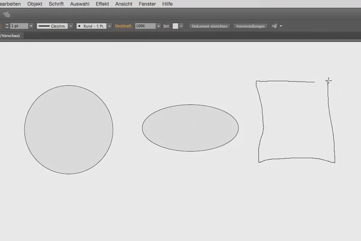 Illustrator für Einsteiger & Aufsteiger – 4.6 Shaper-Werkzeug