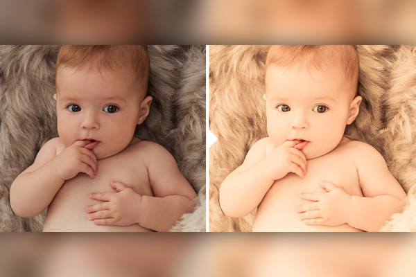 Photo preset for baby photos (Lightroom, Camera Raw): 18 | Strong Yellow