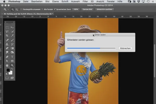 Komiksų stilius: Kūrinio mokymas „Photoshop“ – 3.9 Sukibdymas su kauke