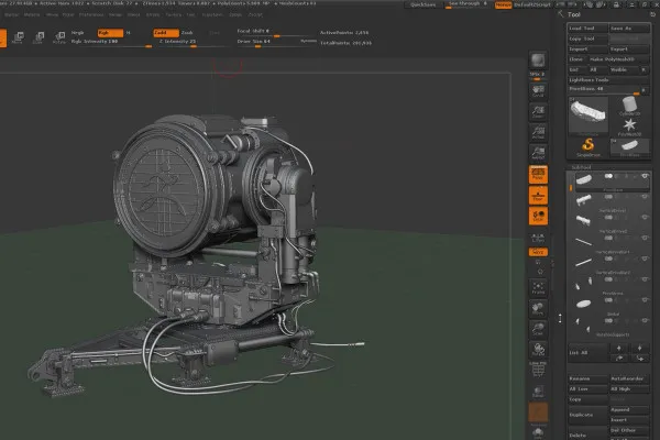 ZBrush für Einsteiger: 1.1 Menüstrukturen