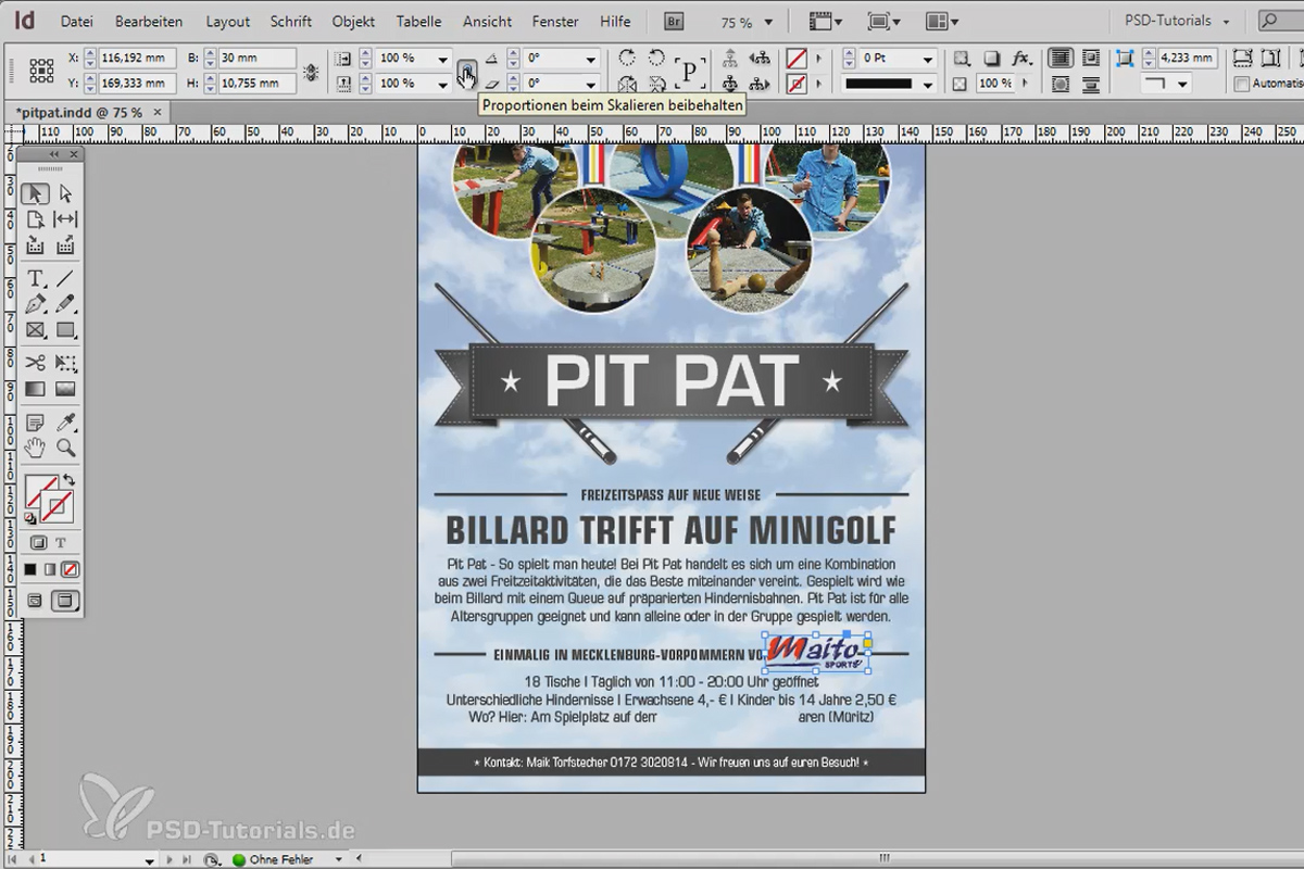 Tips & tricks for Adobe InDesign: Scaling graphics precisely
