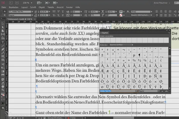 Великі проекти в Adobe InDesign - 3.07 - Екскурс до пошуку об'єктів та гліфів.