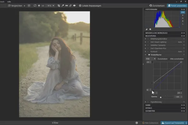 DxO PhotoLab-Tutorial: 3.6 | Tonwertkurve