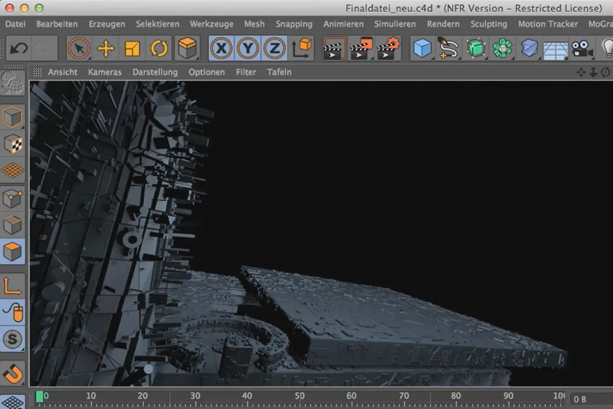 Cinema 4D зустрічає Photoshop: I - 2.11. Вбудовування на передній план та "грібелінг