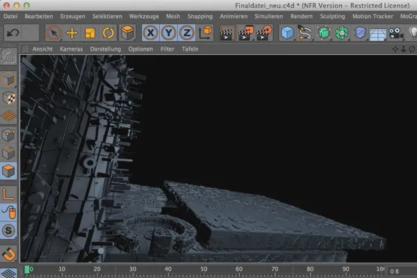 Cinema 4D зустрічає Photoshop: I - 2.11. Вбудовування на передній план та "грібелінг