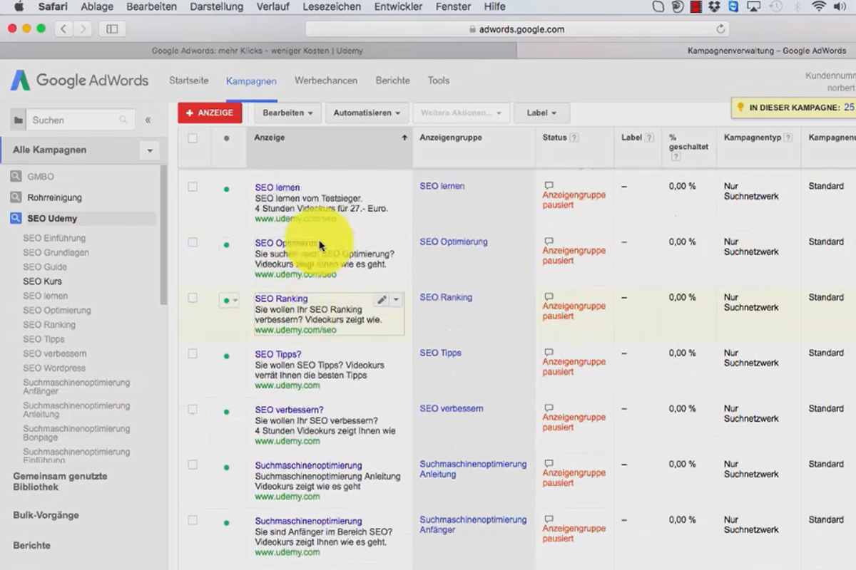 Google AdWords - less costs, more customers - 5.2 Ad group: Ads