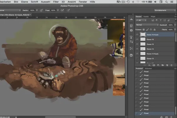 Малювання персонажів в Photoshop - Модуль 4.7 Rover.