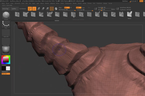 ZBrush 2018 und 4R8 – Video-Training zu den Updates: 11.3 Miniprojekt: Figur