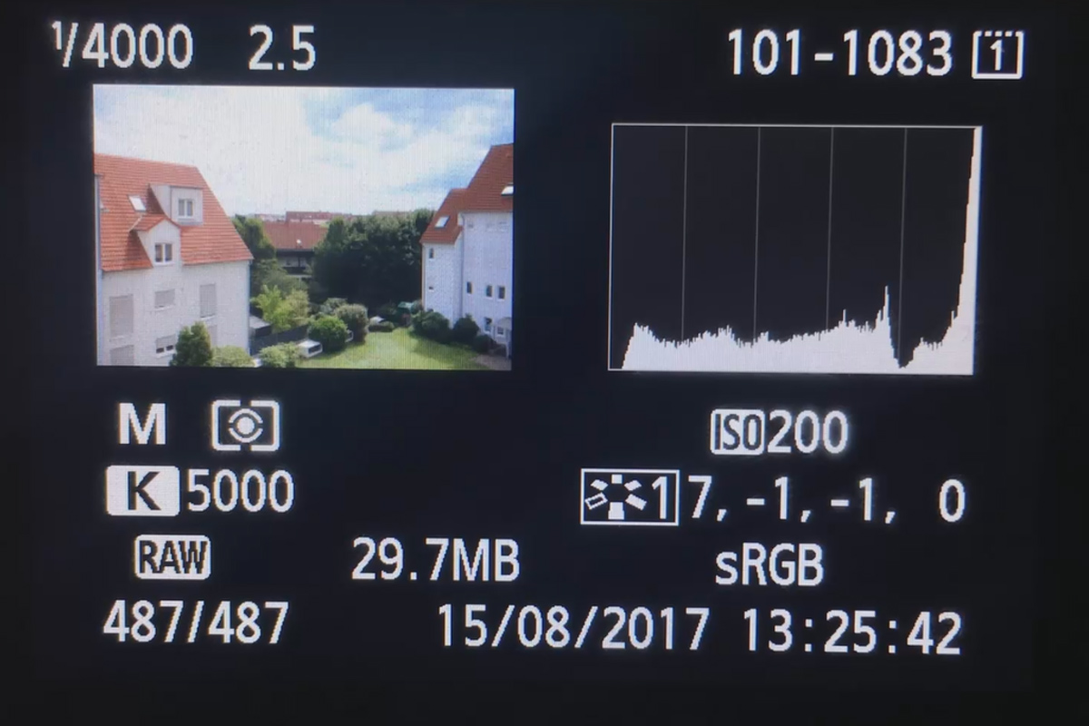 Aprender fotografía - el gran curso de fotografía: 3.11 Histograma Raw
