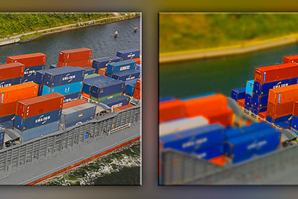 Photoshop-åtgärd: Tilt-Shift-effektåtgärd
