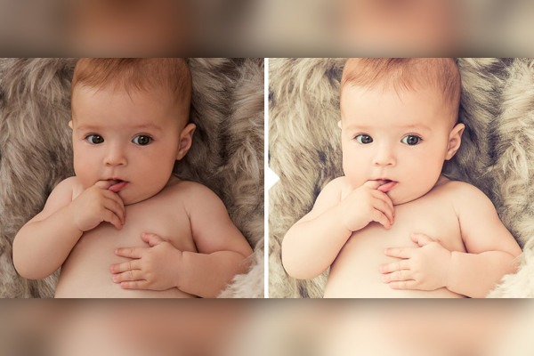 Photo preset for baby photos (Lightroom, Camera Raw): 19 | Smiling Light