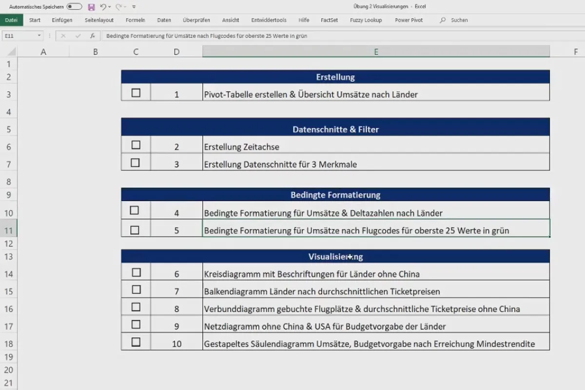 Tableaux croisés dynamiques dans Excel: 3.9 | Exercice 2